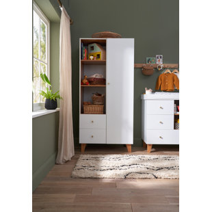 Half wardrobe online half drawers